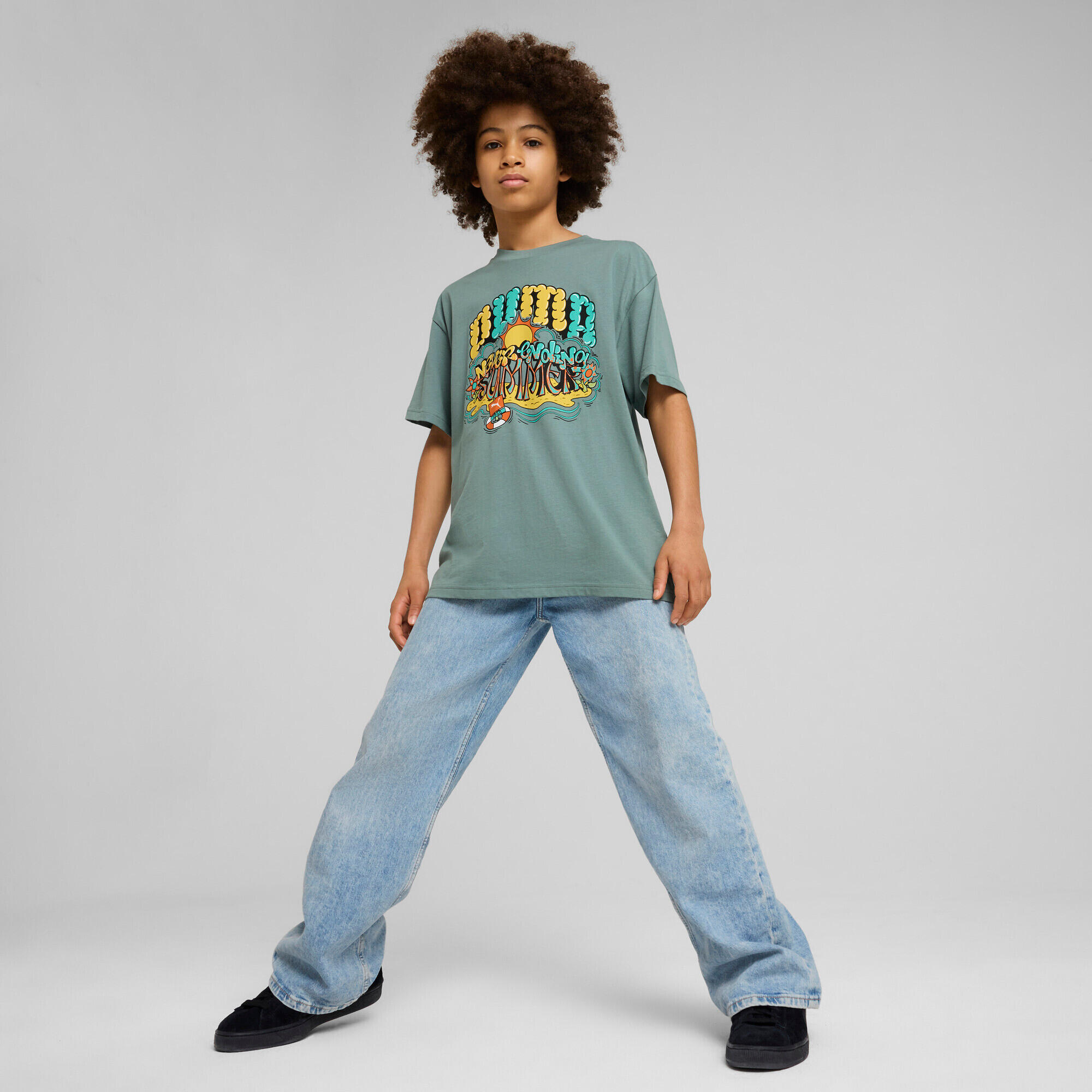 T-shirt per bambini Puma Graphics III 2/5