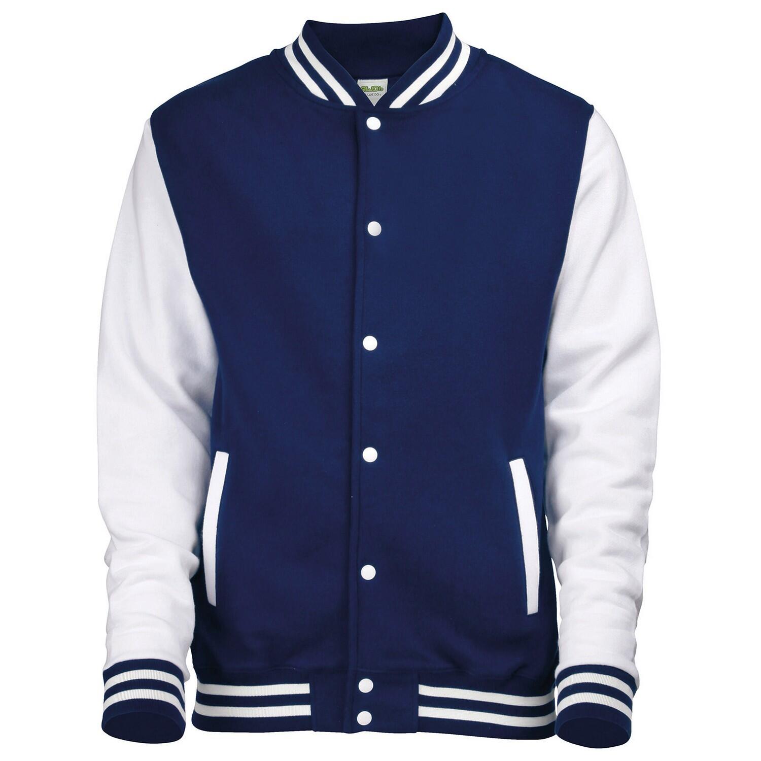 dark blue / white