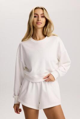 Dames rough radical active crop top sport sweatshirt