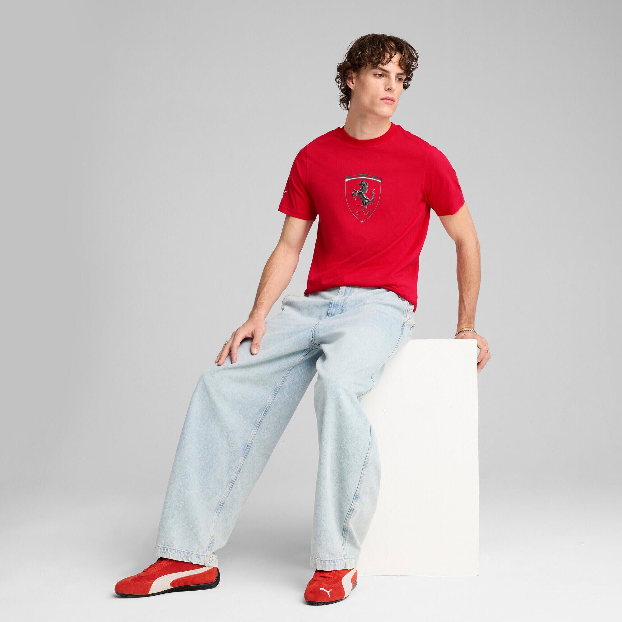 T-shirt Puma Ferrari Race Tonal Big Shield 3/5