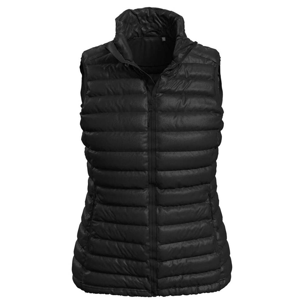 Colete acolchoado Lux para senhora/senhora Opala Negra