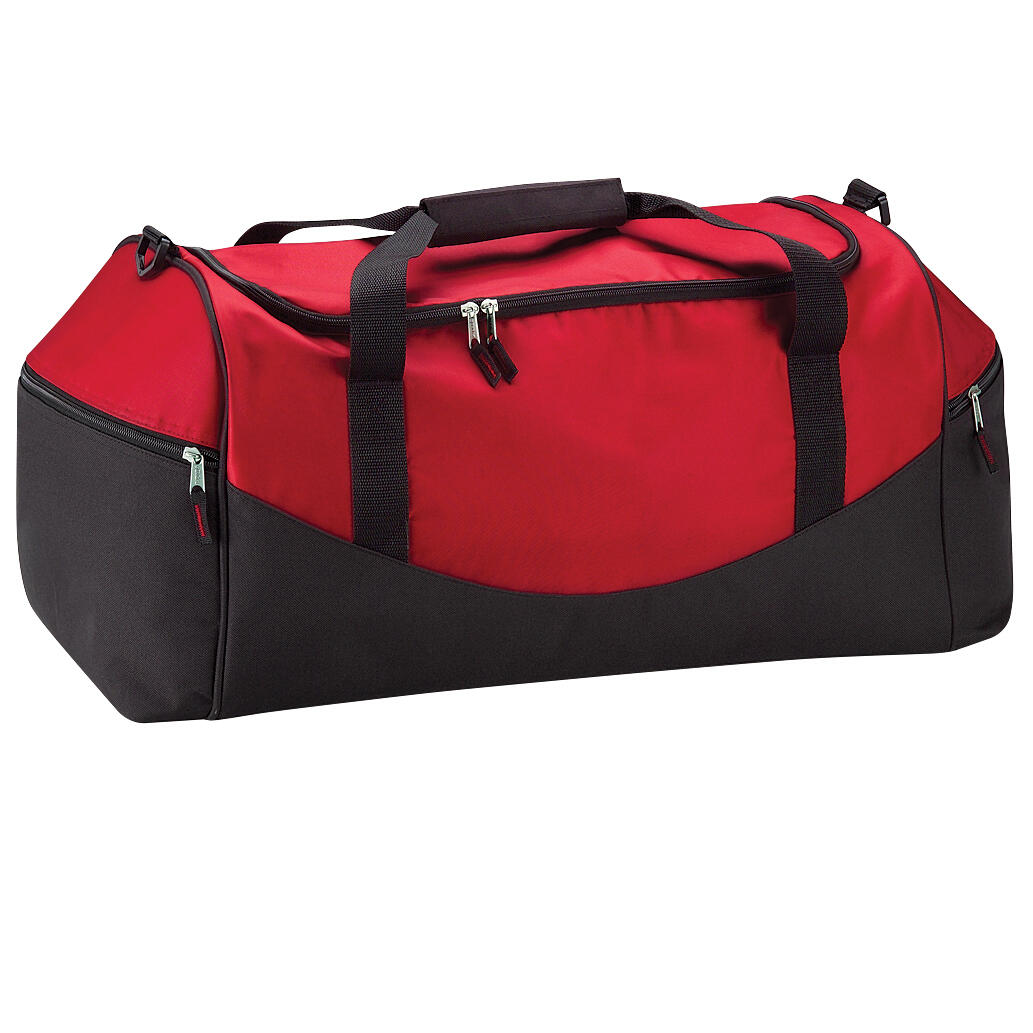 QUADRA Teamwear Holdall Duffle Bag (55 Litres) (Classic Red/Black)