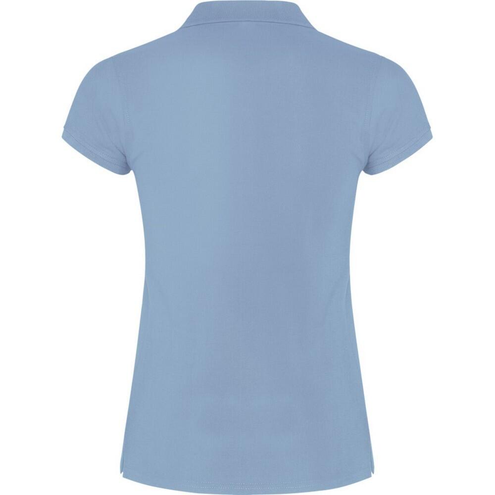 Polo STAR Femme (Bleu Ciel) 2/2