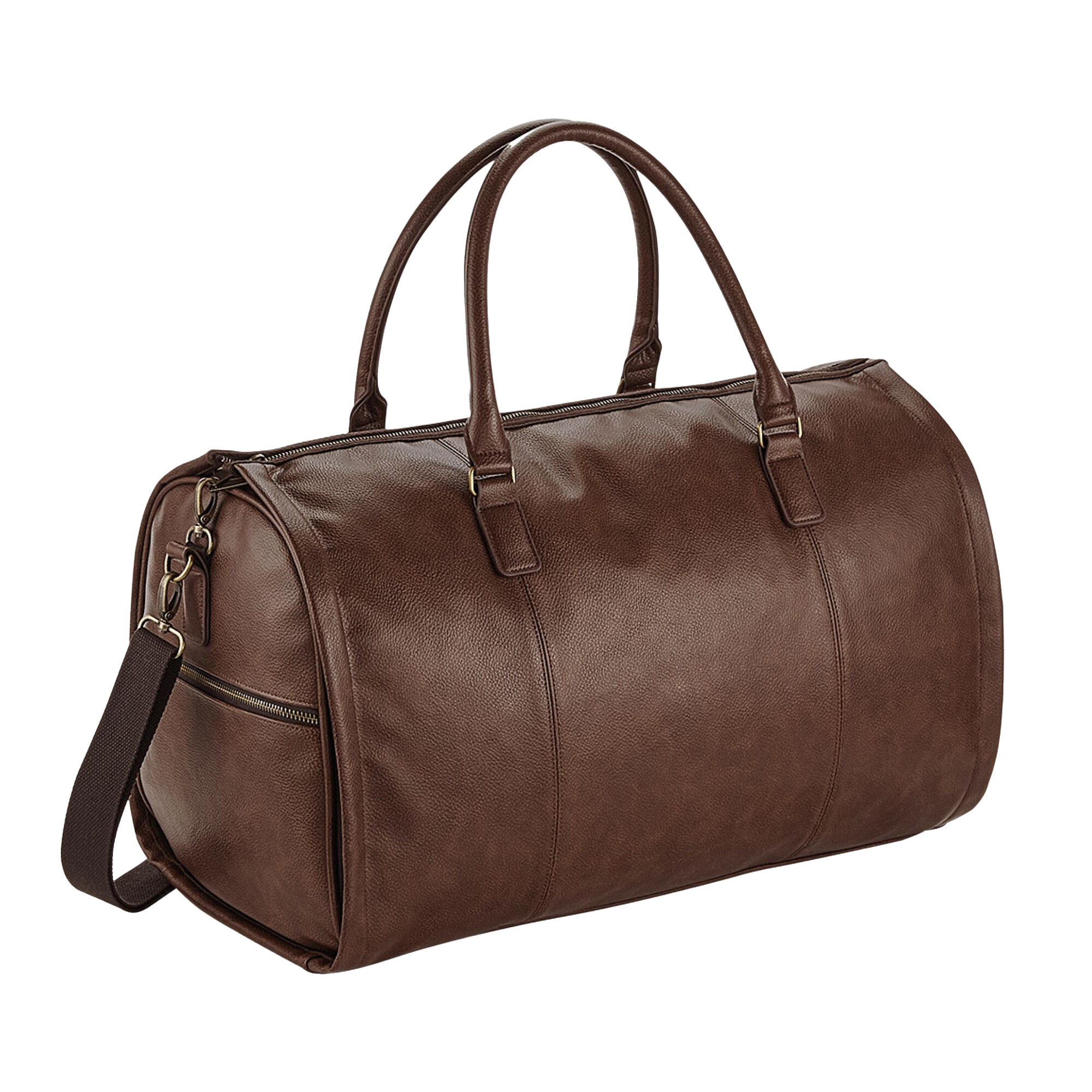 QUADRA Leather Cabin Bag (Tan)