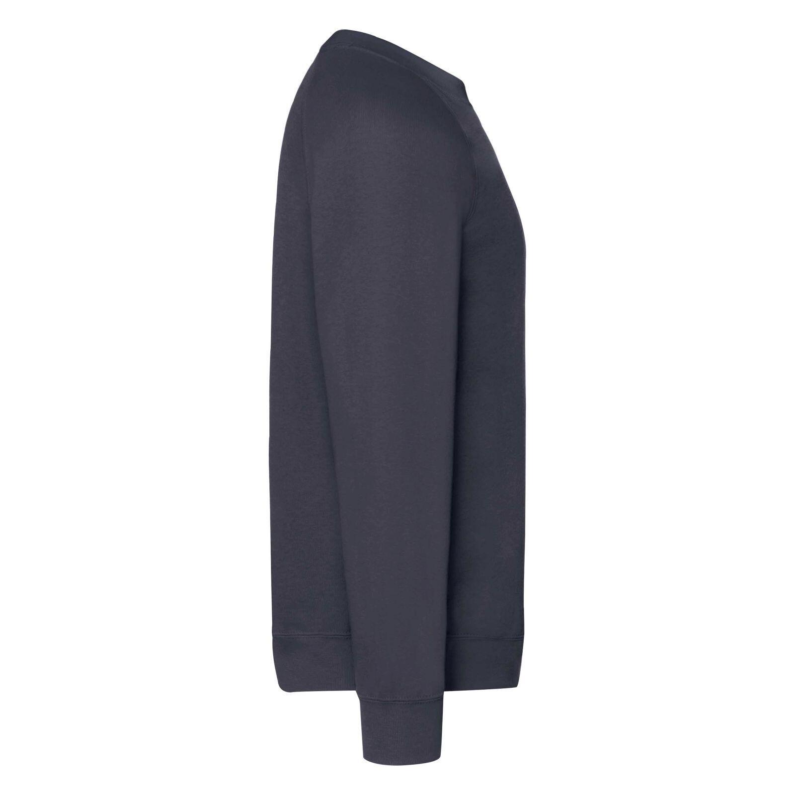 Mens Classic 80/20 Raglan Sweatshirt (Deep Navy) 3/3