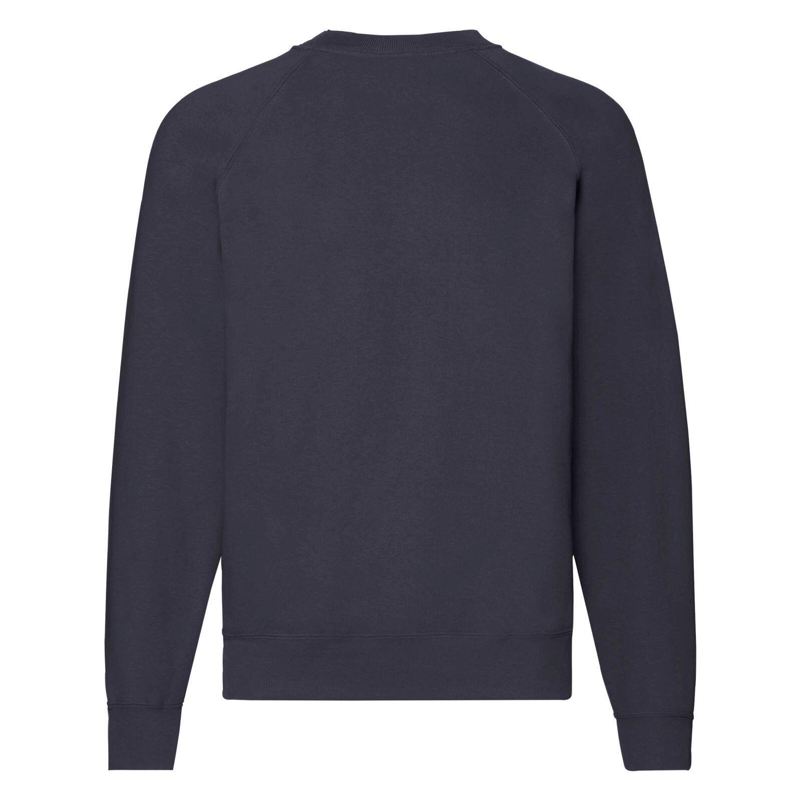 Mens Classic 80/20 Raglan Sweatshirt (Deep Navy) 2/3