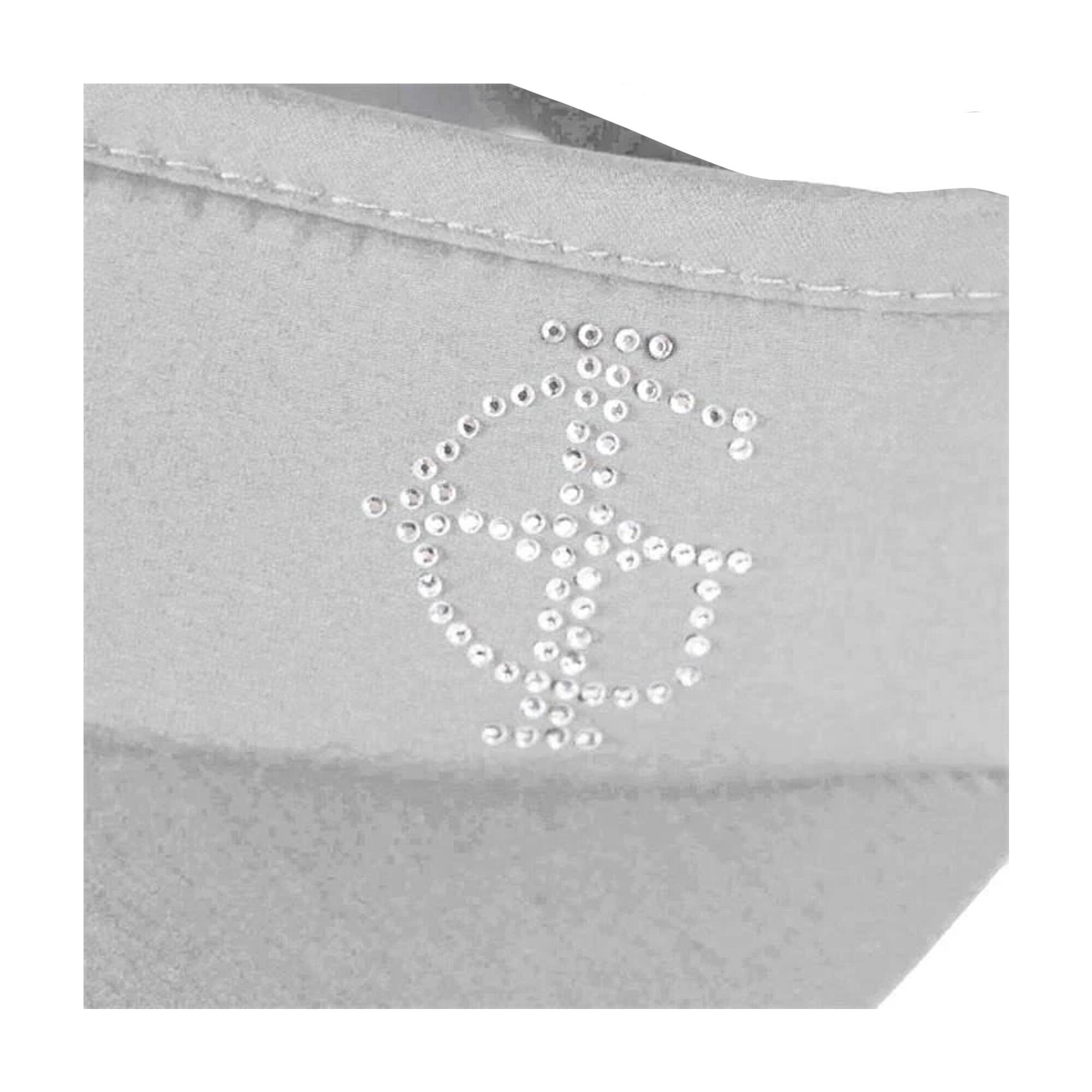 Womens/Ladies Diamante Logo Golf Sun Visor (White) 3/4