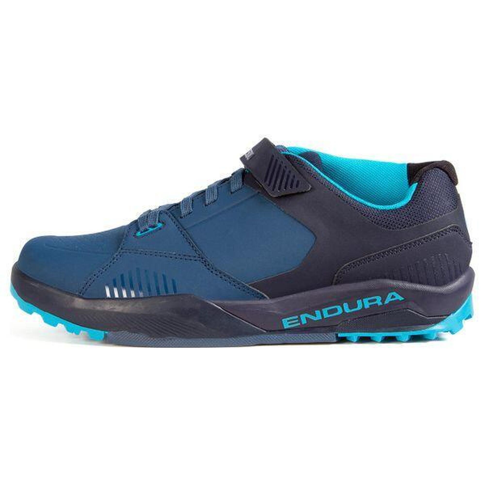 Endura - Chaussures Vtt Pédales Plates Endura Mt500 Burner Bleu Marine - Chaussures De Vélo - Bleu - 41 - Decathlon