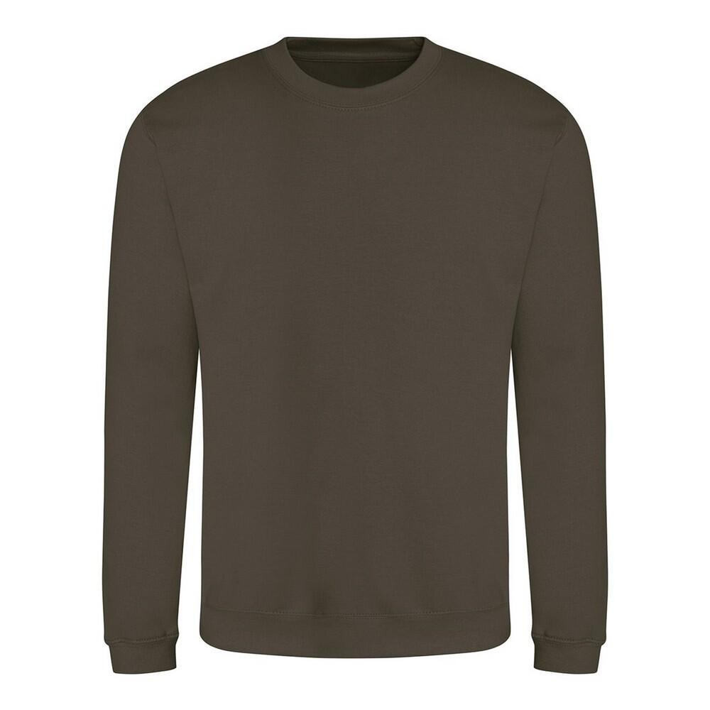 Camisola Unisexo para Adultos Lisos Verde Azeitona