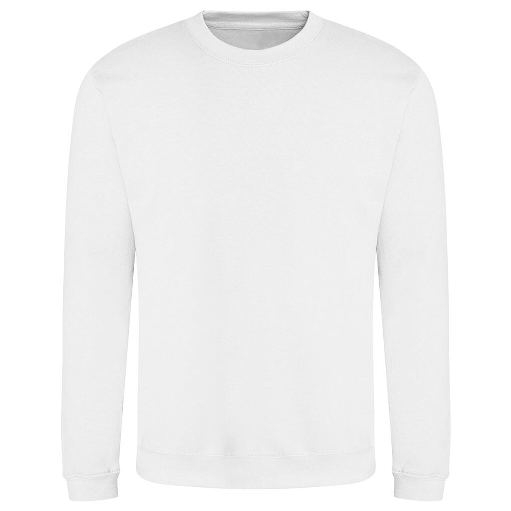 AWDIS Adults Unisex Just Hoods Sweatshirt (Arctic White)