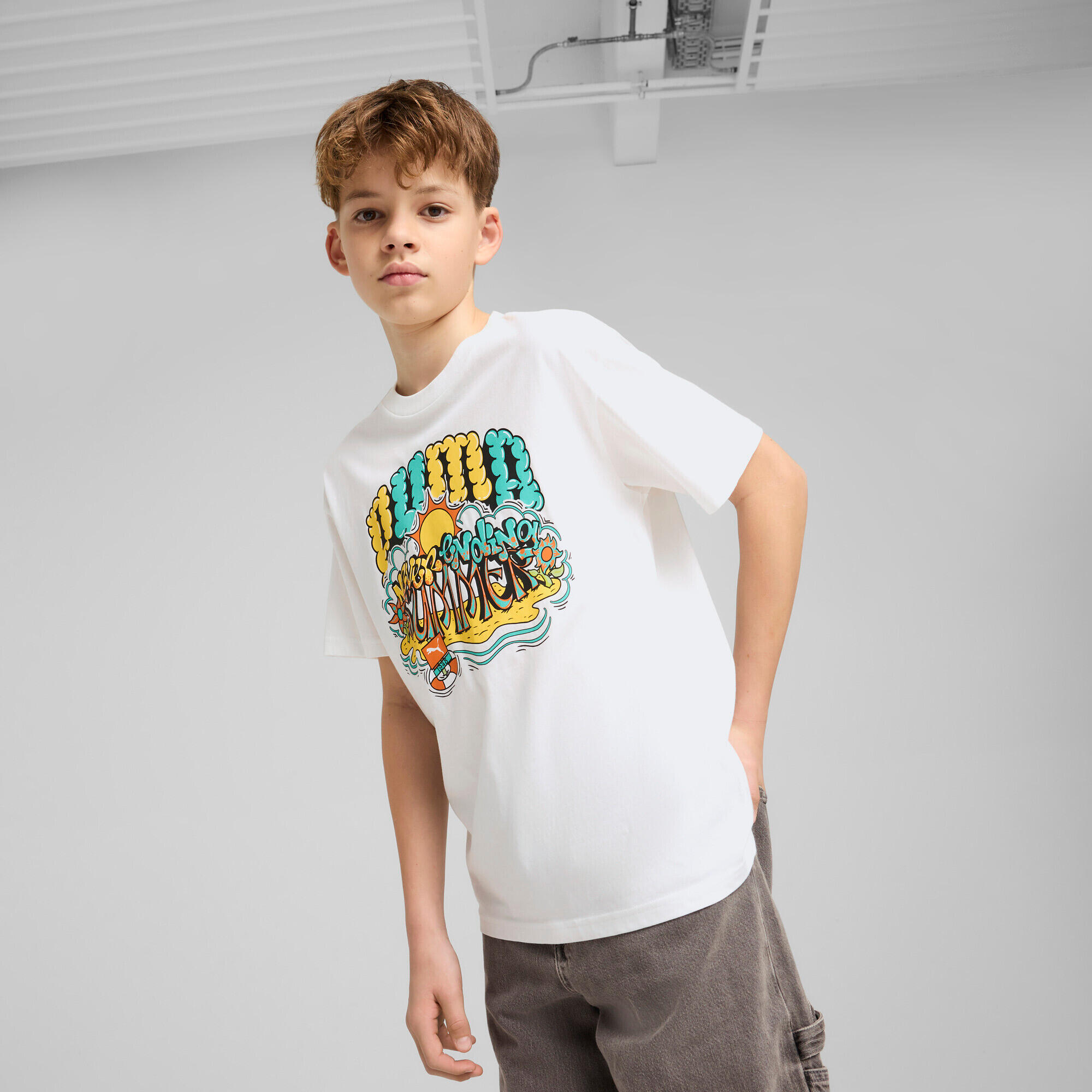 T-shirt enfant Puma Graphics III 3/7