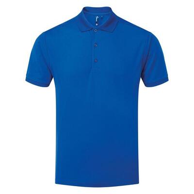 Heren coolchecker poloshirt (koningsblauw)