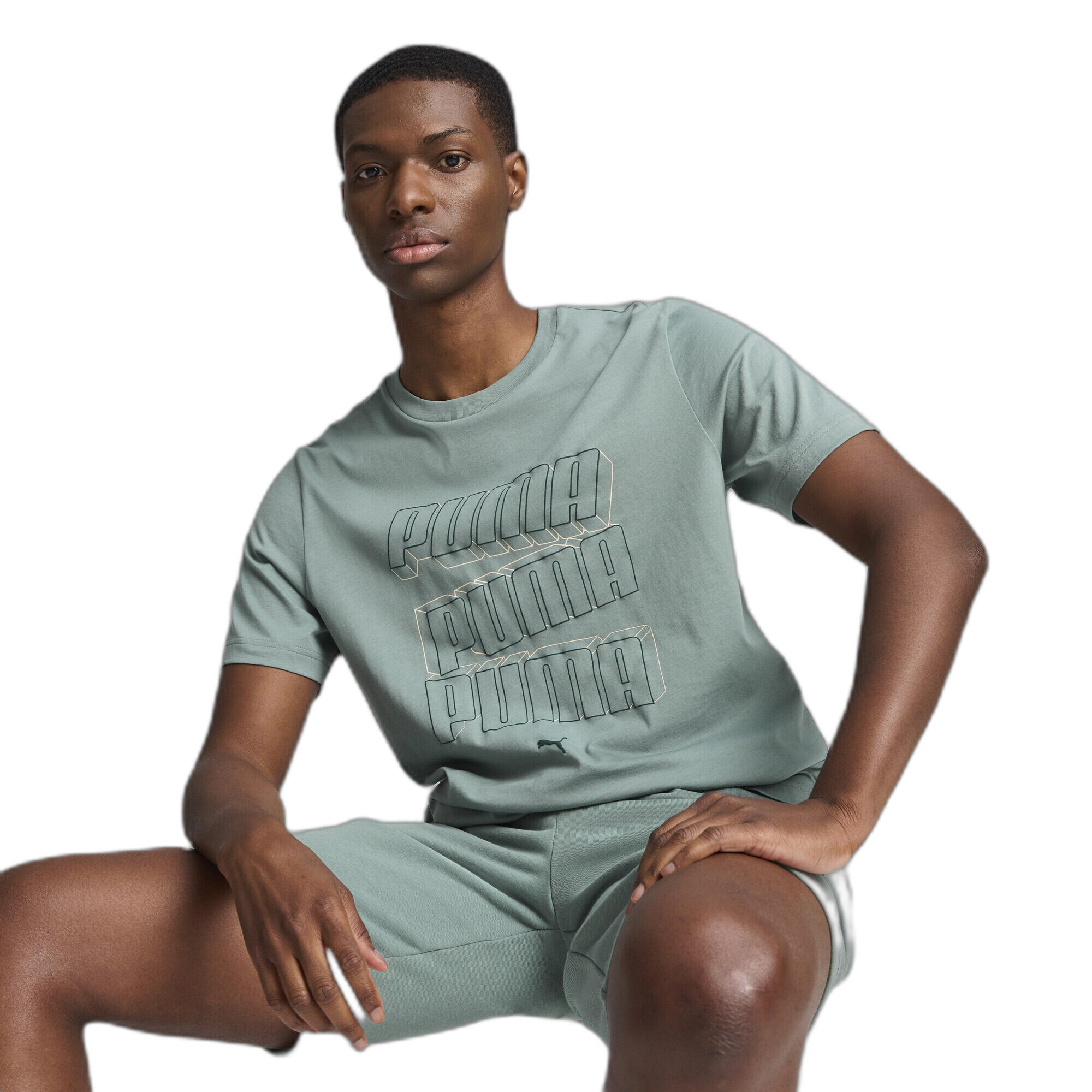 T-shirt Puma Ess Logo Lab Hog 2/5