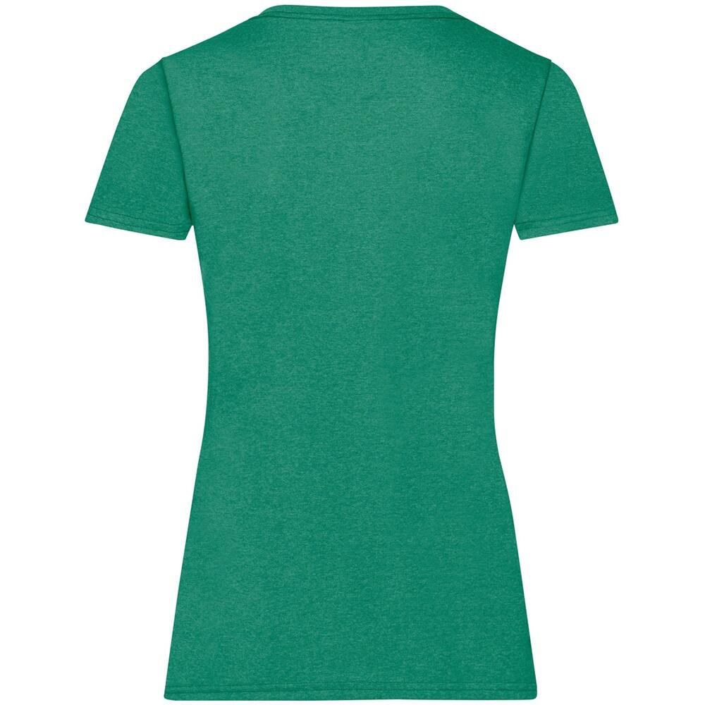 Tshirt Manches Courtes Femme (Vert Chiné) 2/2