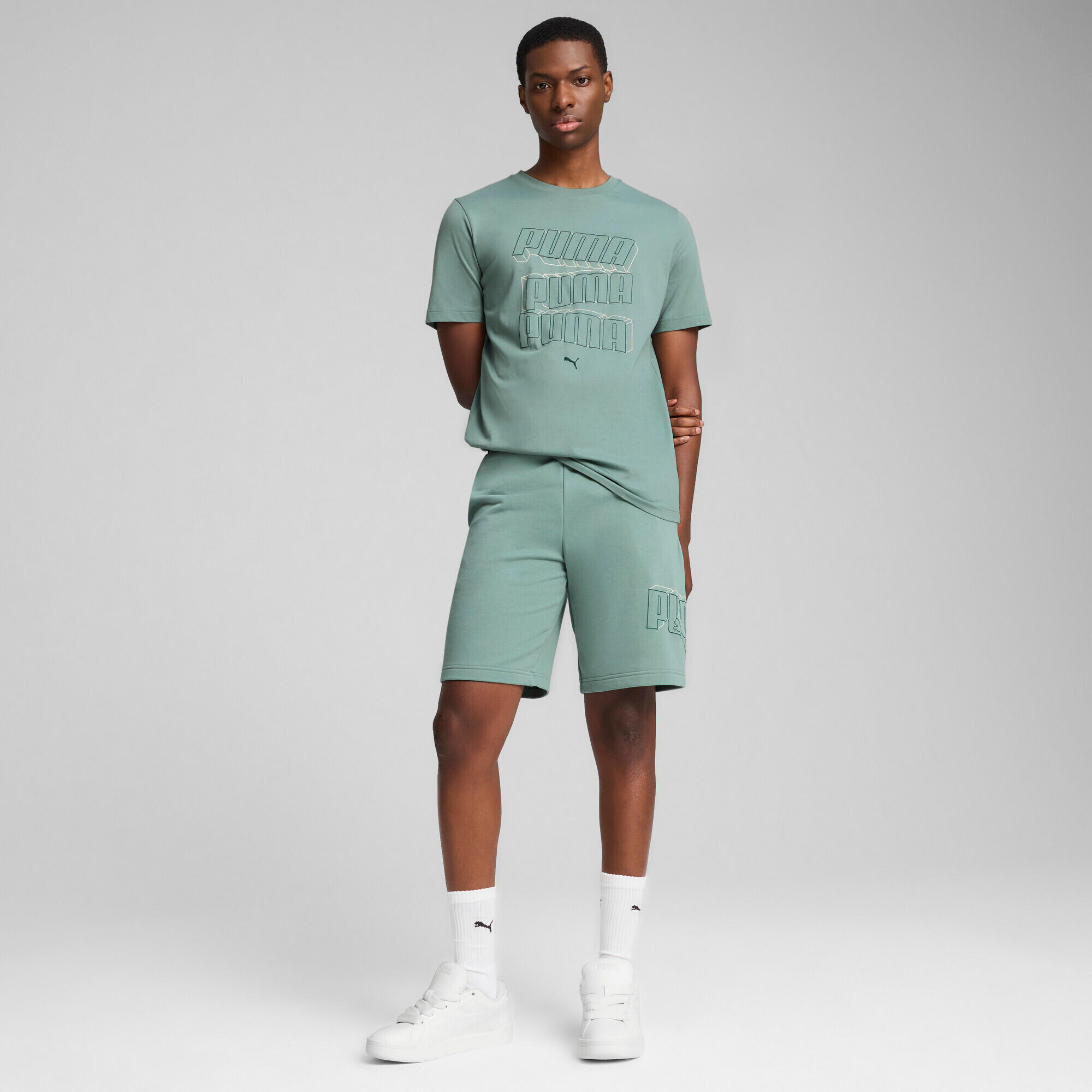T-shirt Puma Ess Logo Lab Hog 3/5