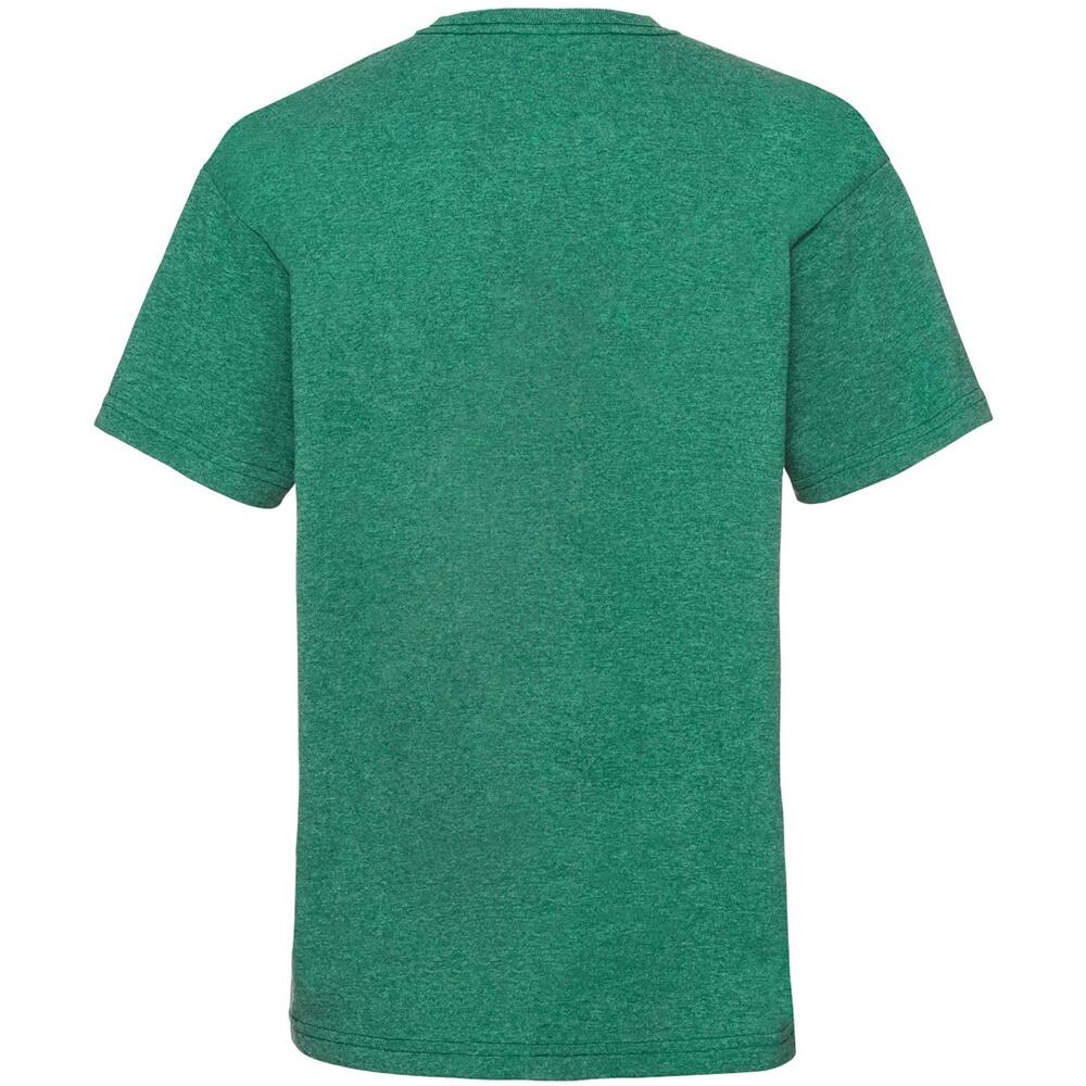 TShirt, kurzärmlig Kinder Retro Grün meliert 2/2