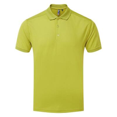 Heren coolchecker poloshirt (kalk)