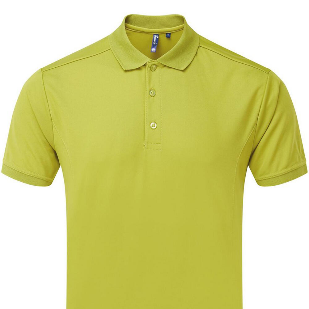 Camisa pólo Coolchecker para homem (Lima) 2/3
