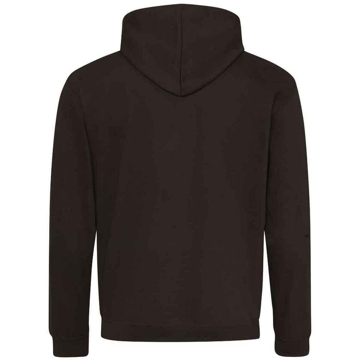 AWDIS Womens/Ladies Varsity Hoodie (Jet Black/Purple)