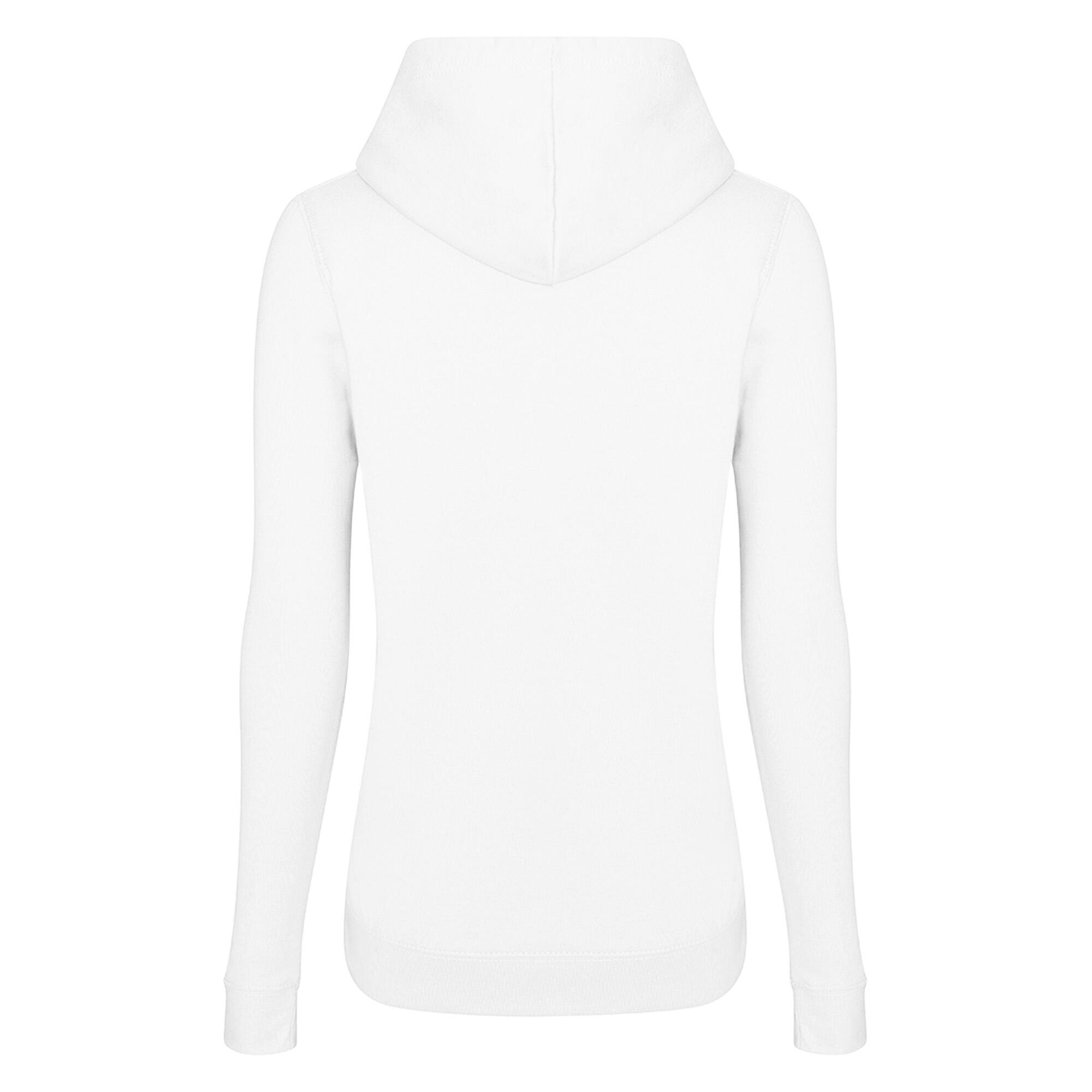 Felpa Con Cappuccio Donna Awdis College Bianco 2/2
