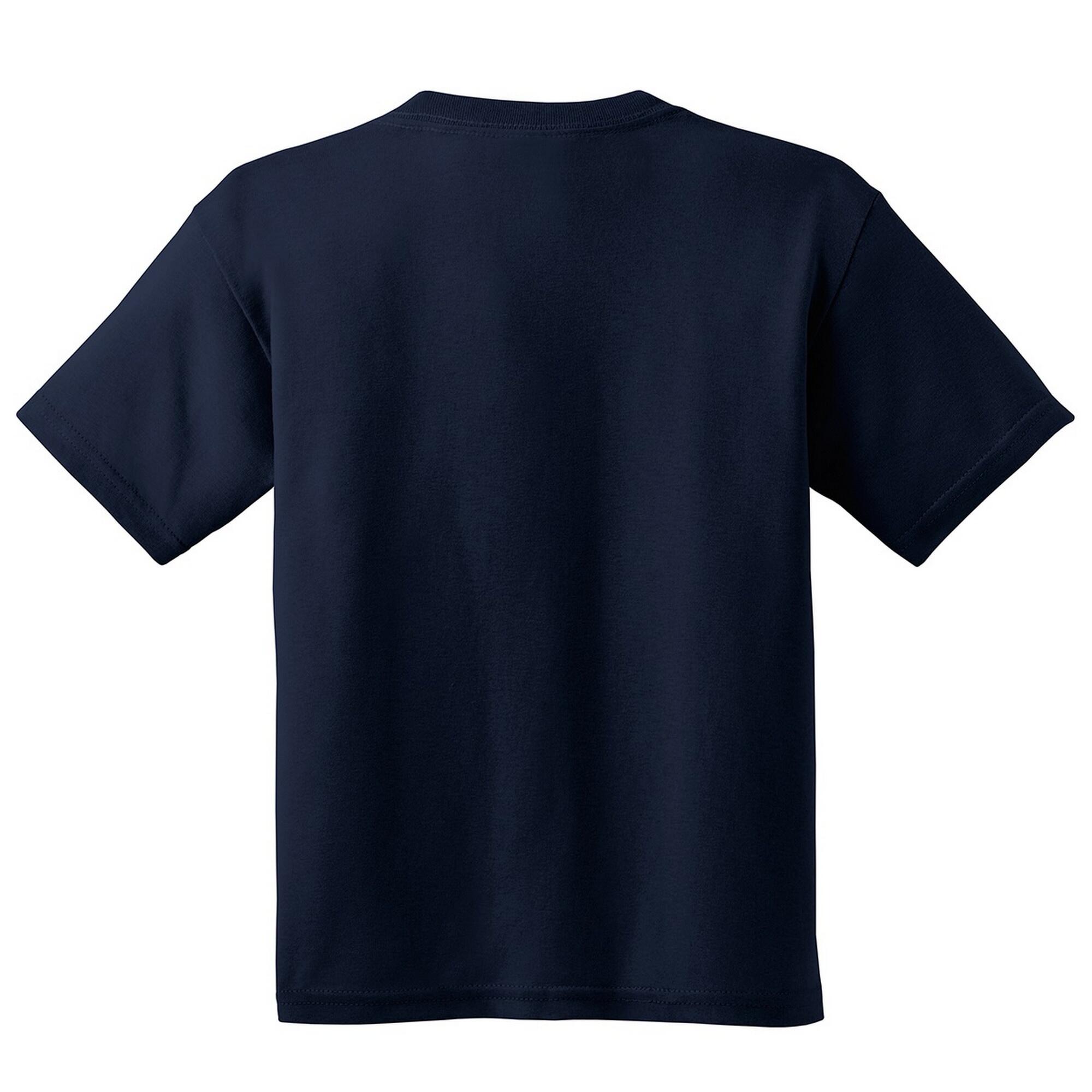 Youth Unisex Heavy Cotton TShirt (Navy) 2/2