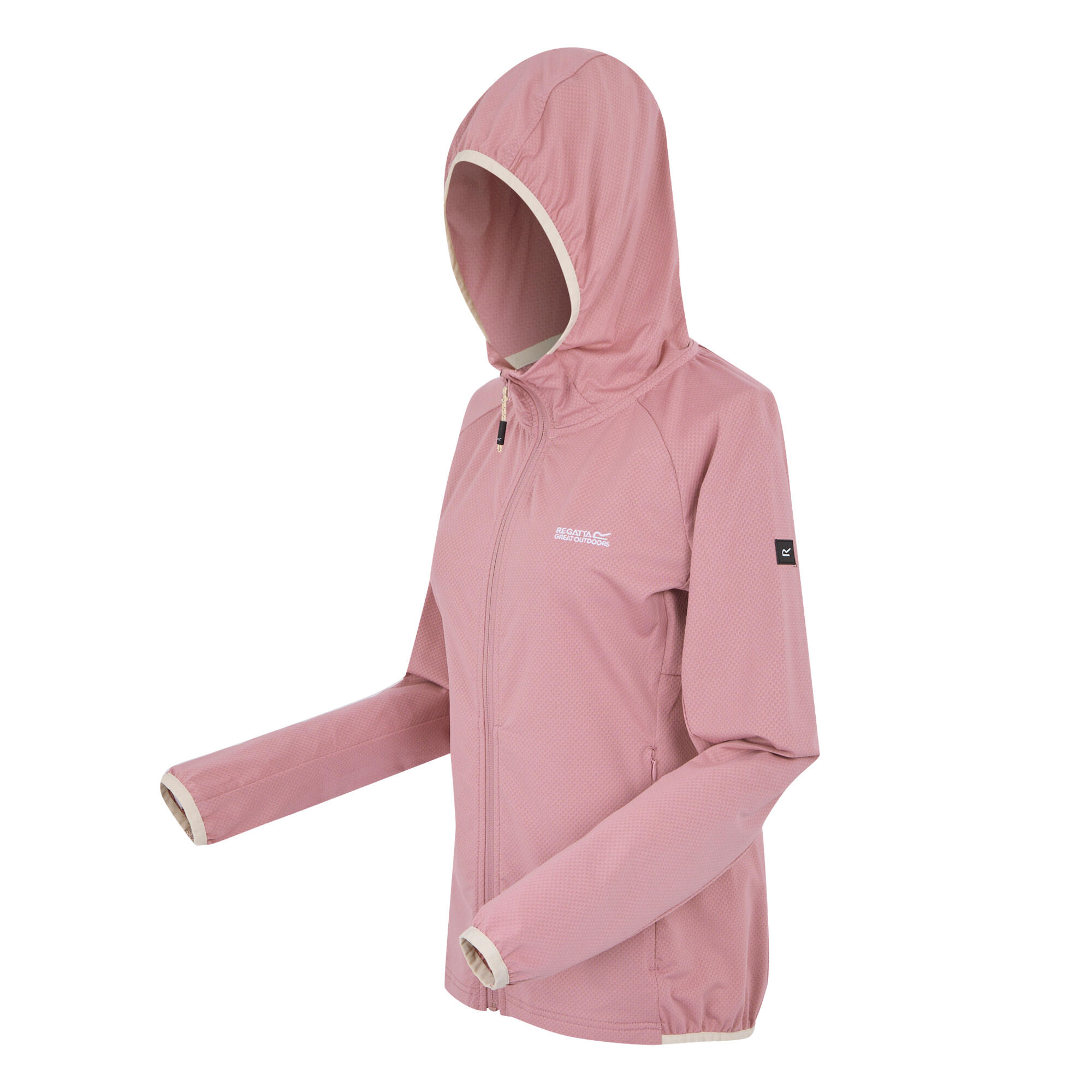 Womens/Ladies Huntdale Fleece Jacket (Lilas) 3/4