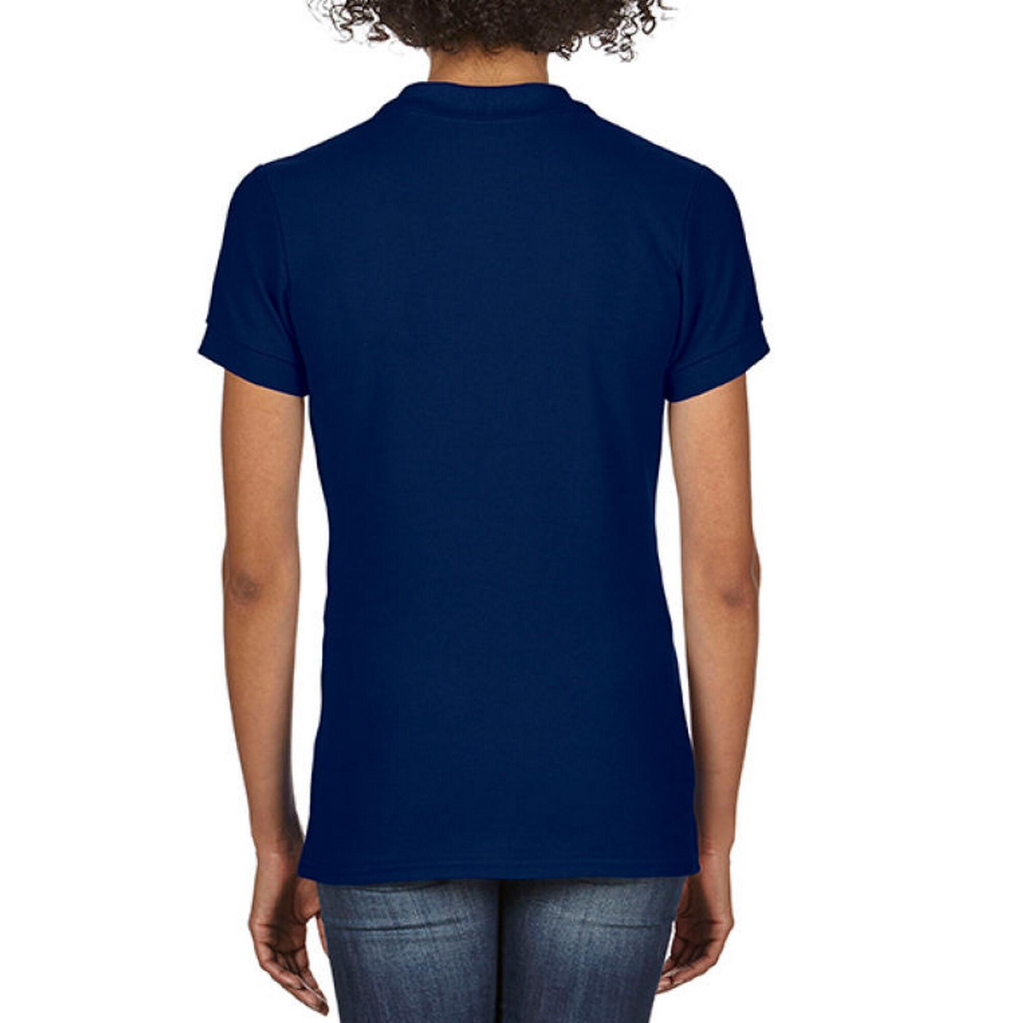 Maglietta Polo Donna Gildan Blu Navy 2/2