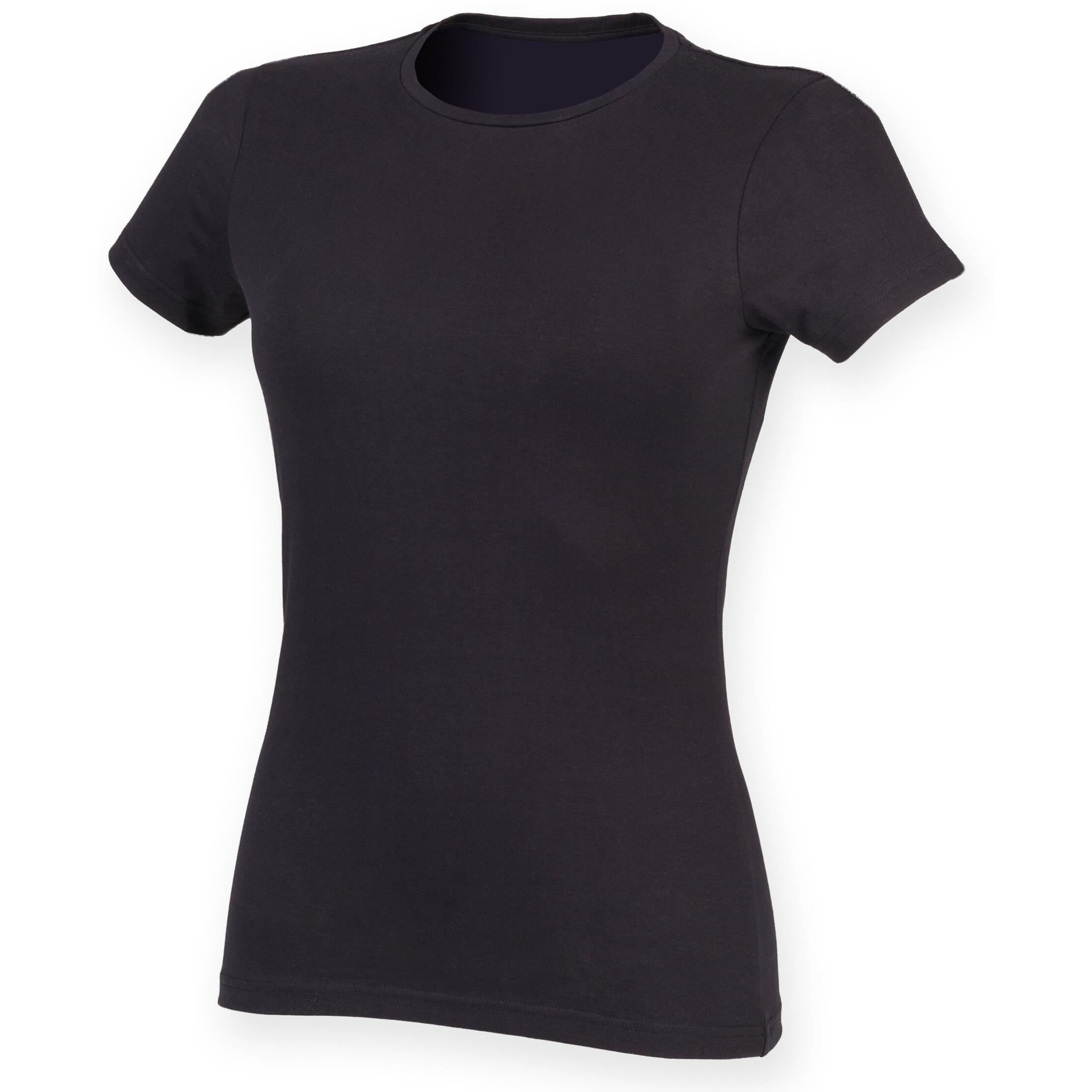 Feel Good Stretch TShirt, Kurzarm Damen Marineblau 3/3