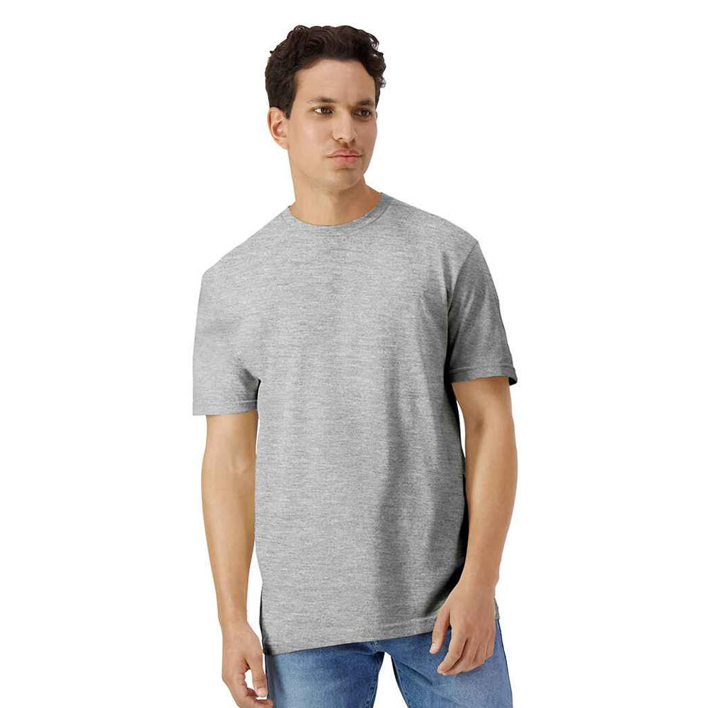 Mens Plain Cotton Lightweight TShirt (Sporty Grey) 1/3