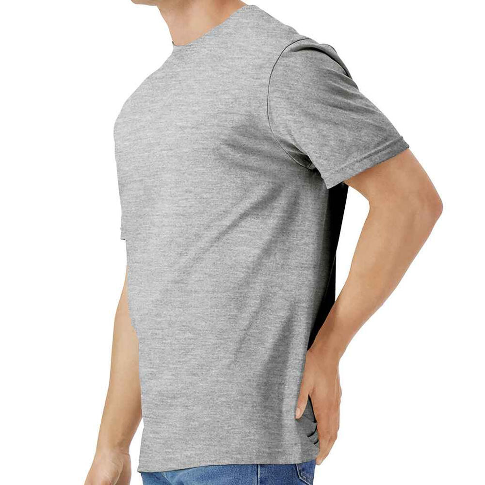 Mens Plain Cotton Lightweight TShirt (Sporty Grey) 3/3