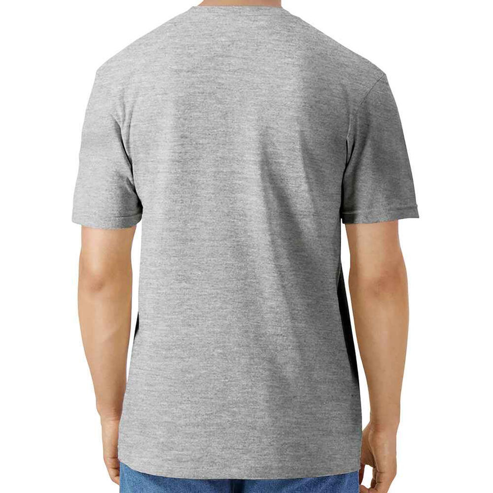 Mens Plain Cotton Lightweight TShirt (Sporty Grey) 2/3