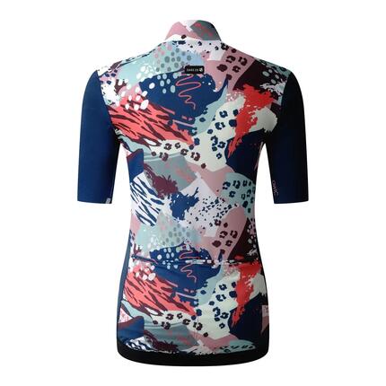 Maillot Dare 2B AEP STIMULUS Femme Bleu Marine multicolore col V