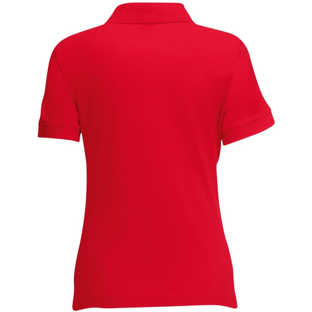 Polo Manches Courtes Femme (Rouge) 2/2