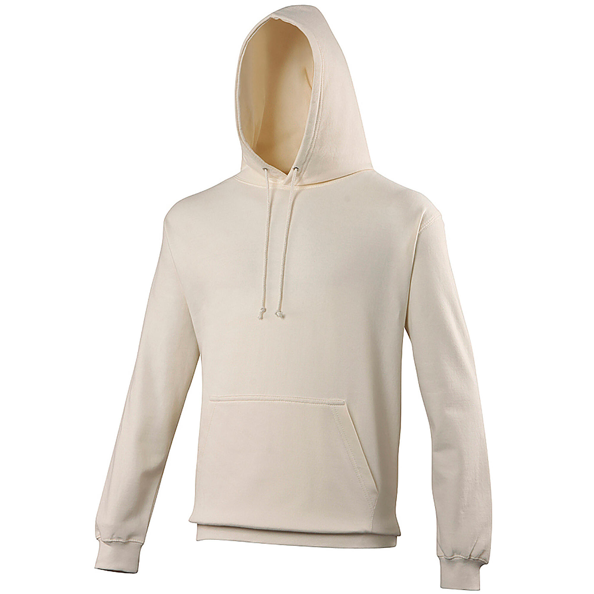 AWDIS Unisex College Hooded Sweatshirt / Hoodie (Vanilla Milkshake)