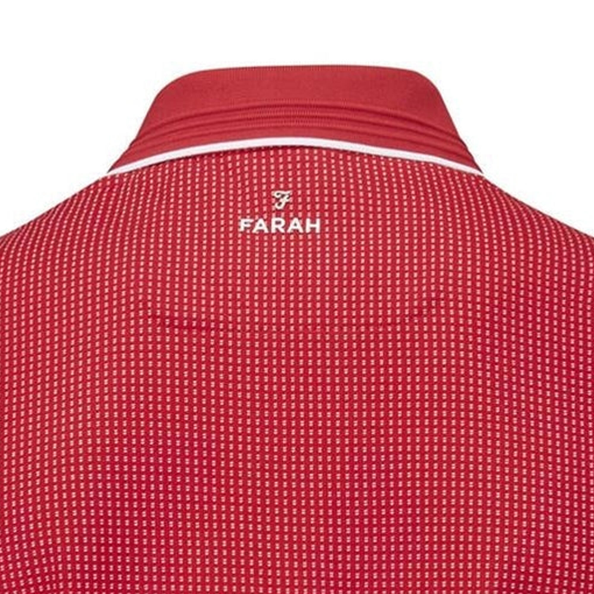 Mens Ferris Polo Shirt (Jester Red/White) 4/4