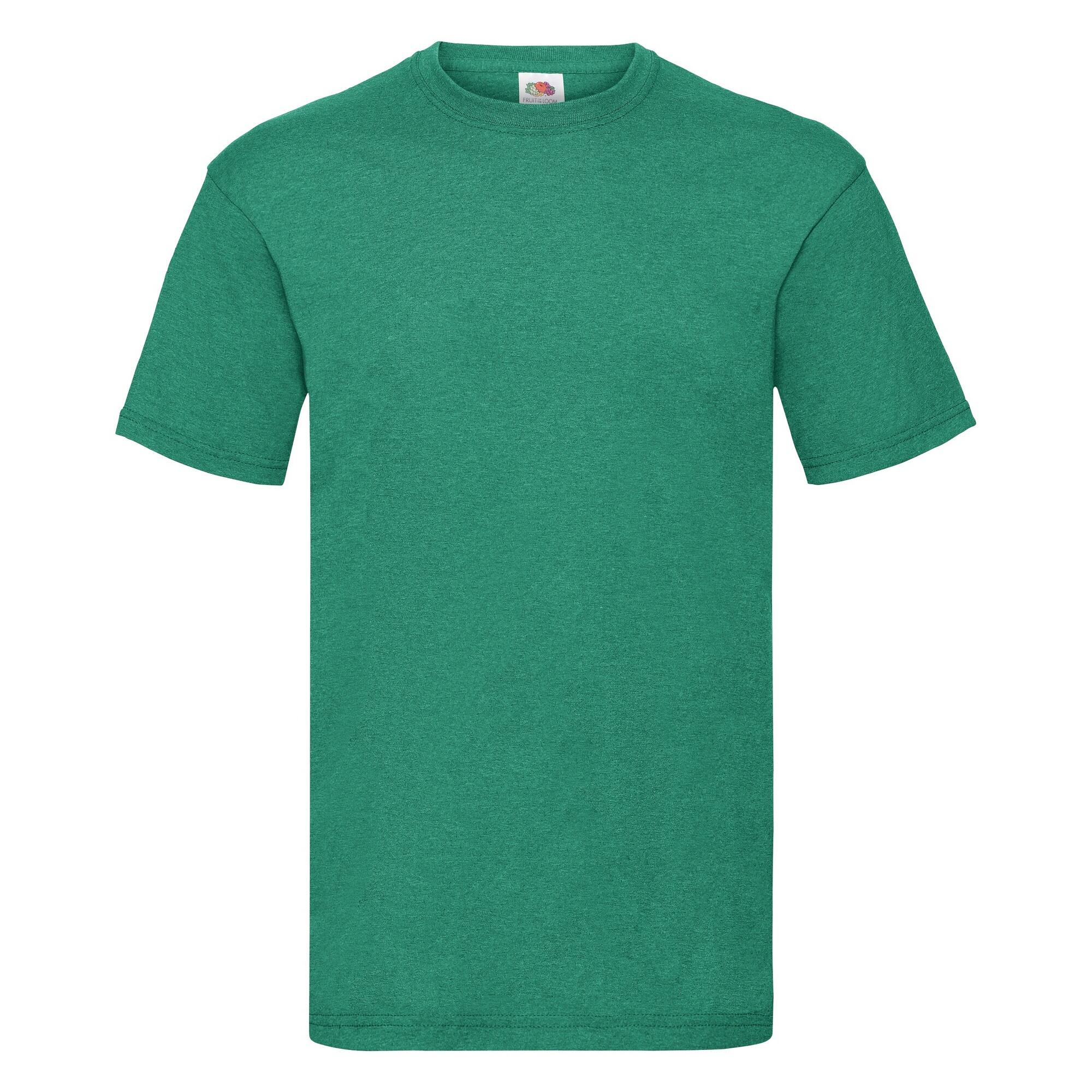 FRUIT OF THE LOOM Mens Valueweight Short Sleeve TShirt (Retro Heather Green)