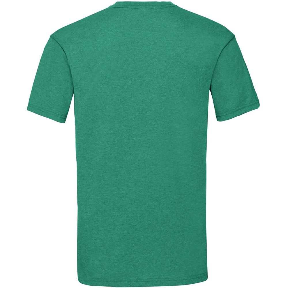 Kurzarm TShirt Herren Retro Grün meliert 2/2