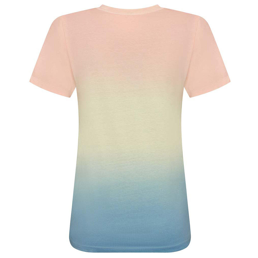 Unisex Adult Dip Dye Tie Dye TShirt (Pastel Sunset Dip) 2/4