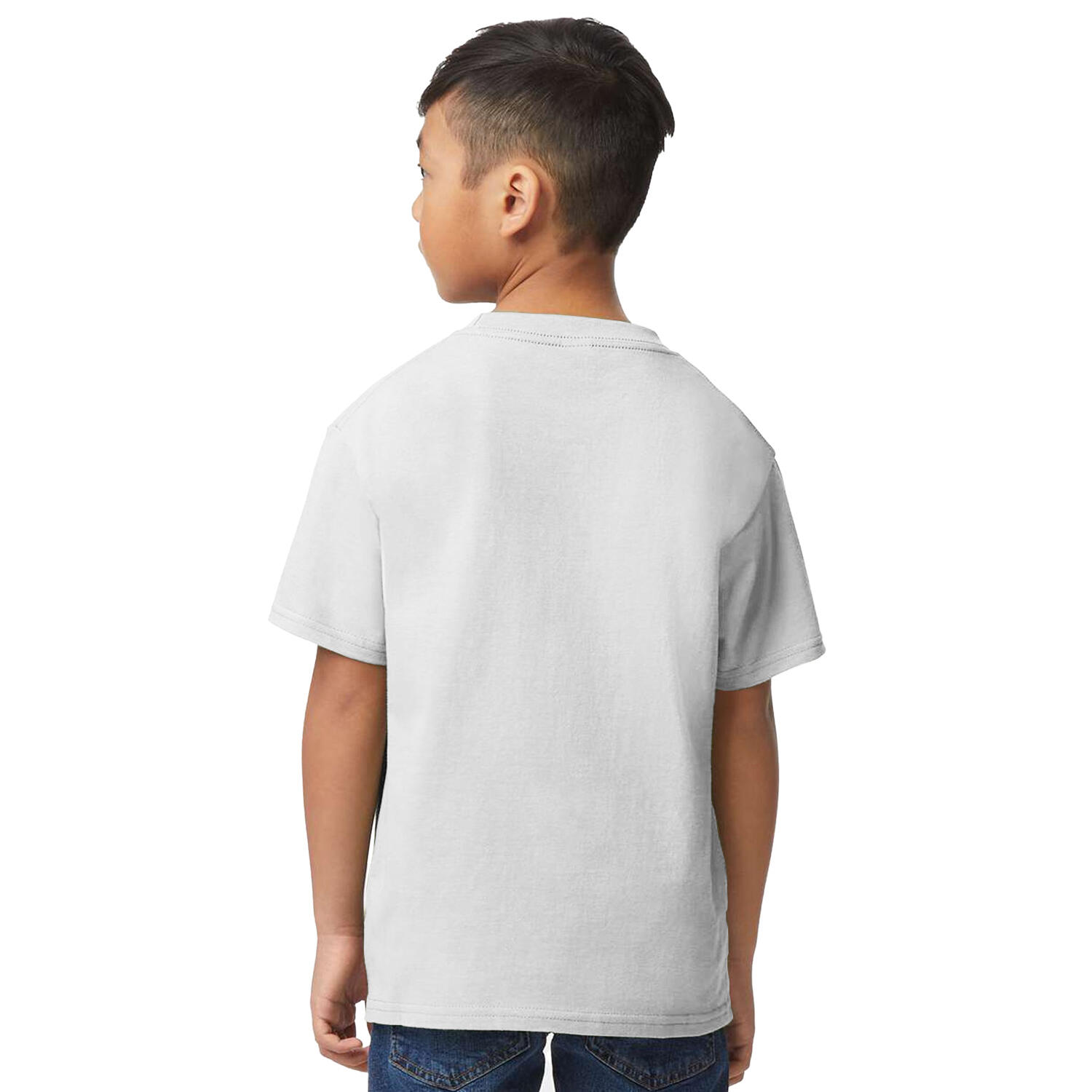 Maglietta Tocco Leggero Bambini Gildan Grigio Freddo 2/2