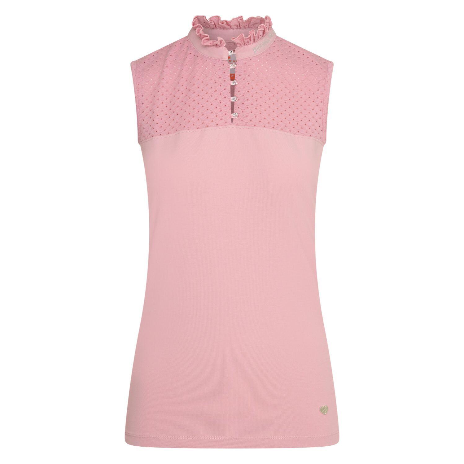 IMPERIAL RIDING Girls' sleeveless riding polo shirt Imperial Riding Camee