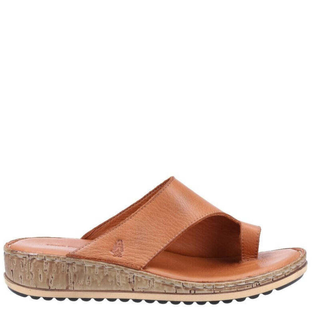 Sandalen "Elissa", Wildleder Damen Braun/Cremefarbe 3/4
