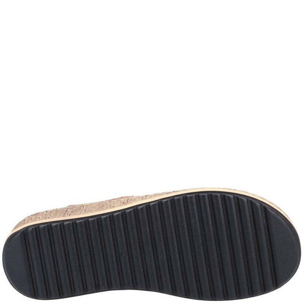 Sandalen "Elissa", Wildleder Damen Braun/Cremefarbe 4/4