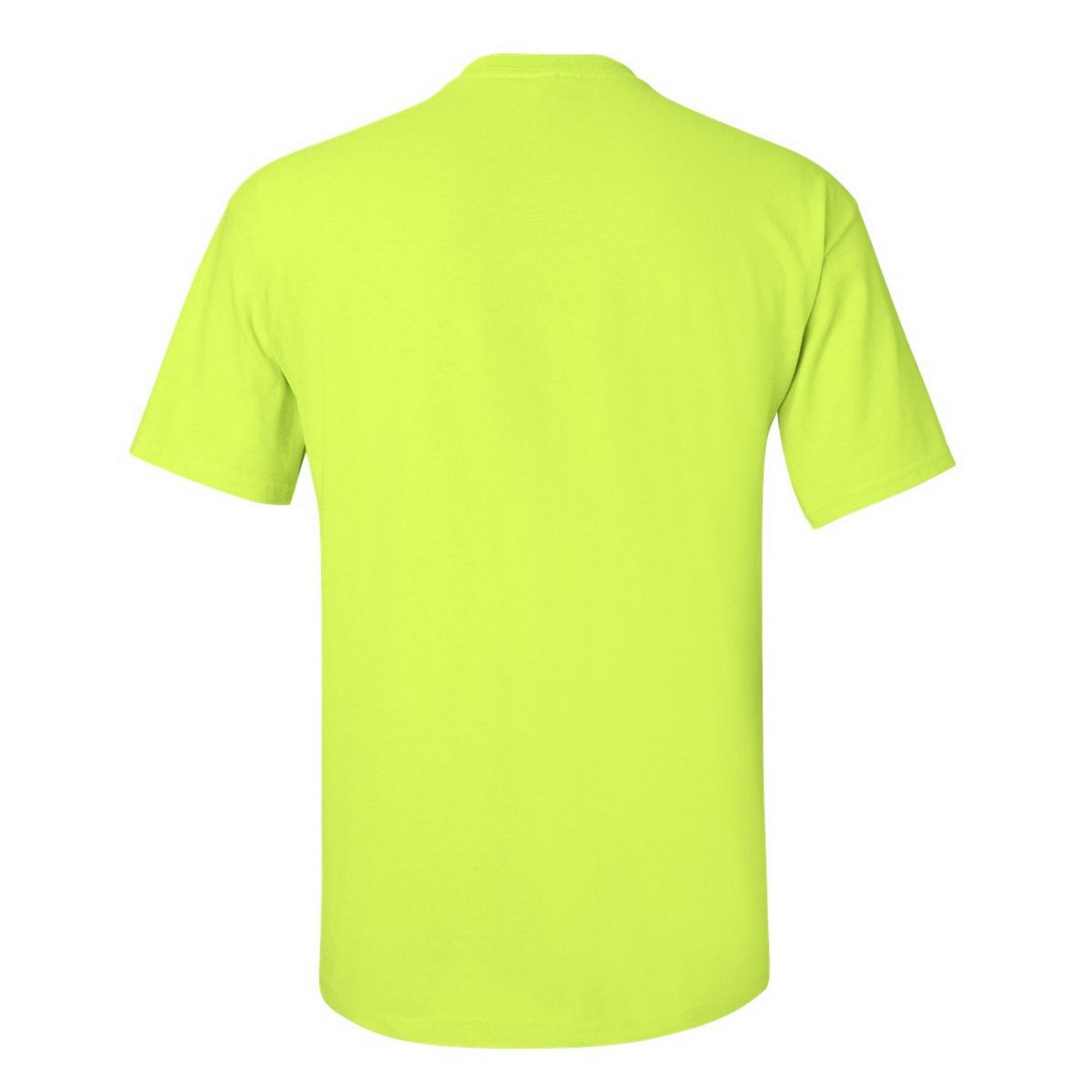 Tshirt Uni Manches Courtes ULTRA COTTON Homme (Vert Fluo) 2/2