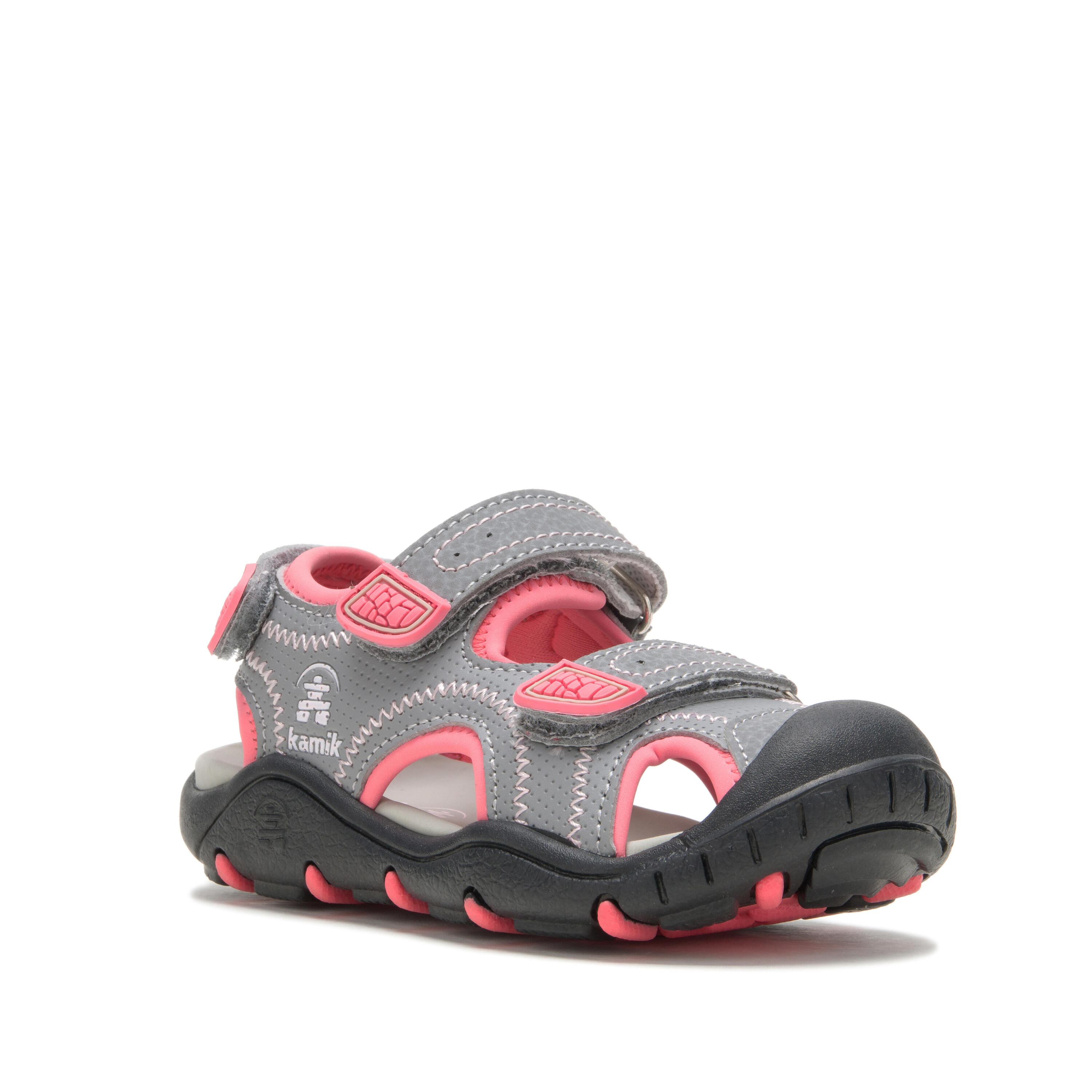 Jeunes enfants SEATURTLE2 Sandale Gris clair/Rose 2/6