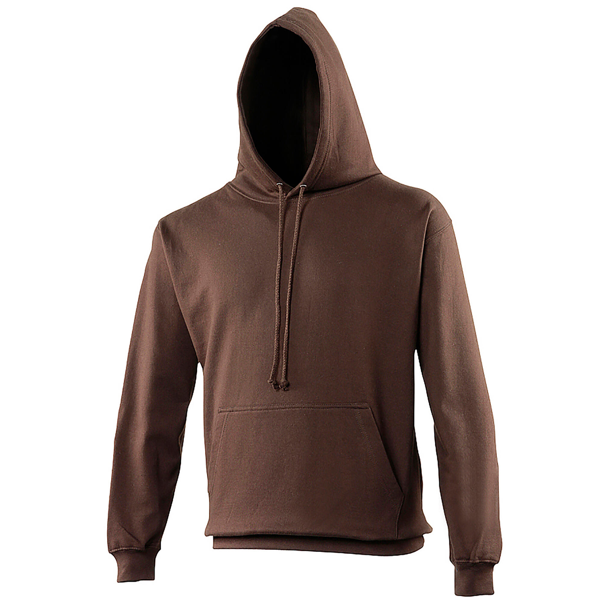 AWDIS Unisex College Hooded Sweatshirt / Hoodie (Hot Chocolate)