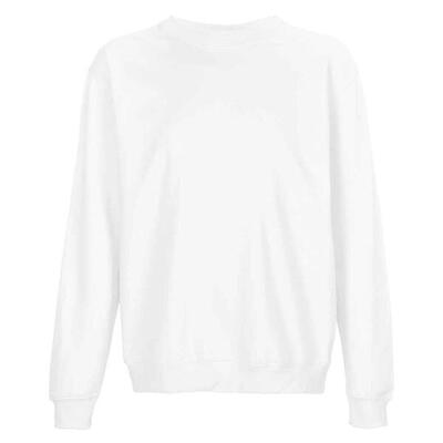 Felpa Girocollo Adulto Unisex SOLS Columbia Crema Rosa