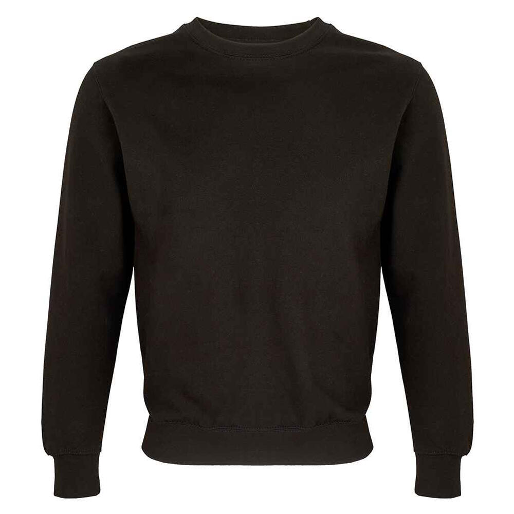SOL'S Columbia Crew Neck Sweatshirt voor volwassenen (Zwart)