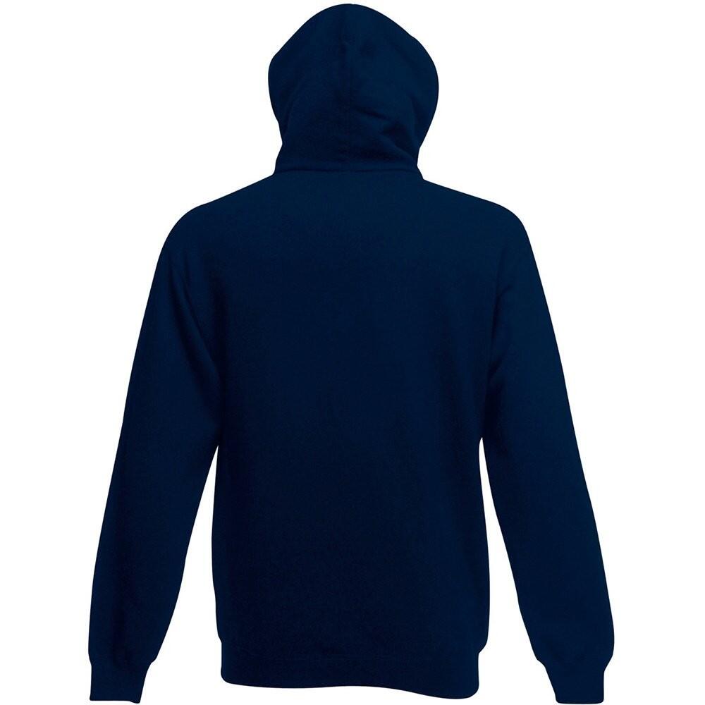 Felpa Con Cappuccio Uomo Fruit Of The Loom Blu Navy 2/2