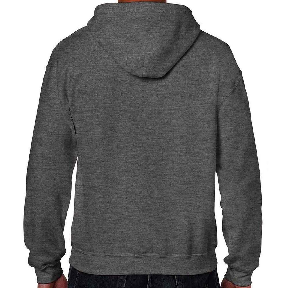 Felpa Con Cappuccio E Zip Intera Uomo Gildan Erica Scuro 2/3