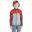 Haut De Sport EMERGENT Enfant (Gris Orageux / Rouge Cadmium)